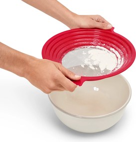 2 v 1: sito na preosievanie múky a pasírovanie