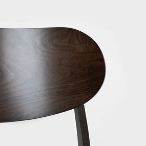 Jedálenská stolička NERGU tmavohnedá 711909