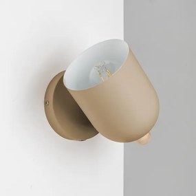 Brilagi - Nástenné bodové svietidlo GALLION 1xE27/15W/230V béžové