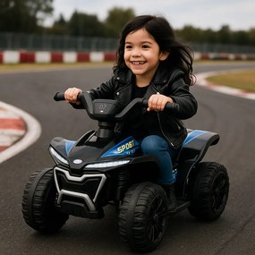 Elektrické autíčko QUAD Kids E-ATV čierne