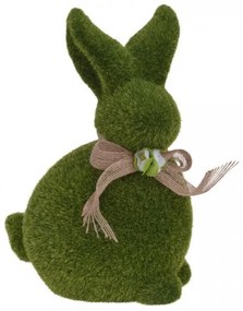 Dekoračný zajac v trávovom dizajne 23 cm