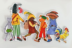 MARIONETINO Bábky a kulisy k rozprávke Brémski muzikanti