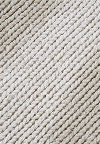 Villeroy & Boch, Kusový koberec Villeroy & Boch 106048 White kruh, 200x200 (priemer) kruh, biela, obývacia izba