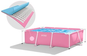 Intex Veľký záhradný bazén s obdĺžnikovým rámom 220 x 150 cm INTEX 28266
