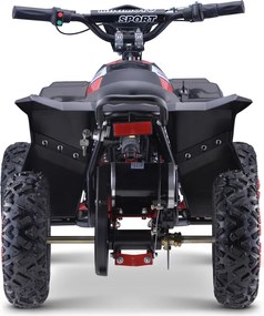 Ramiz Štvorkolka na batérie HIPERFECT Červená 35km/h + 1000W motor + Nafukovacie kolesá + Nastavenie sedadla