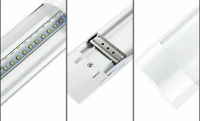 8x LED panel ECOLIGHT - EC79935 - 120cm - 36W - 230V - 3600Lm - neutrálna biela