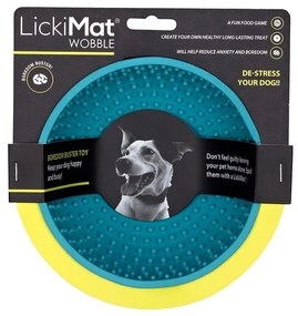 Lízacia miska Wobble Turquoise – LickiMat