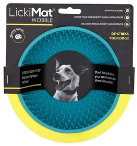 Lízacia miska Wobble Turquoise – LickiMat