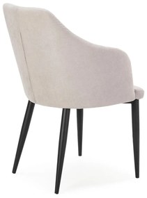 Svetlosivé čalúnené jedálenské kreslá v súprave 2 ks Nadi – Marckeric