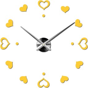 SENTOP | Nástenné hodiny ako obraz moderné hodiny vyrobené z plastu 12S046-S-Wall clock HEU- analógové
