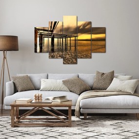 Obraz - Architektúra pri pobreží (150x105 cm)