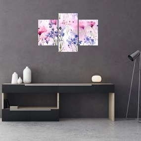 Obraz - Akvarelová lúka (90x60 cm)