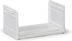 Veľký skladací regálový box XXL 94 l, 660x400x358 mm, biely