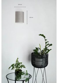 Brilagi - Nástenné svietidlo SEMI 1xE27/15W/230V pr. 20 cm tmavošedá