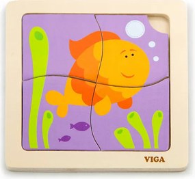 Puzzle na podložke Viga 50144 ryba