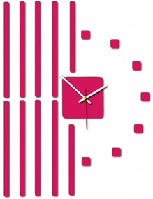 Nástenné hodiny Quartz, nalepovacie dekorácie, 3D zrkadlové nálepky Xmomo X0034- HEU-