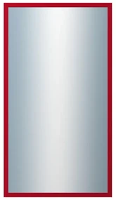 DANTIK - Zrkadlo v rámu, rozmer s rámom 50x90 cm z lišty PERLA červená lesklá (2878)