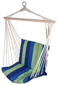 Hojdacia sieť na sedenie modrá/zelená