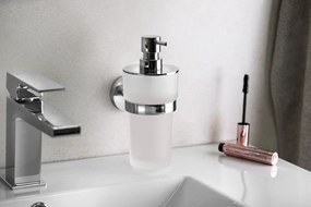 Sapho Sapho, LARISSA pohár, mliečne sklo, čierna/zlatá matná, WS004BG