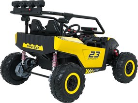 Ramiz Elektrická bugina TURBO 23 pre deti žltá