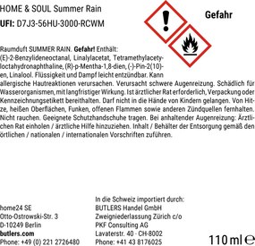 HOME & SOUL Vôňa do bytu „Summer Rain“ 110 ml