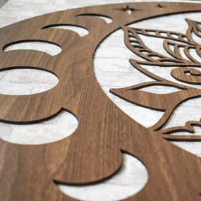 DUBLEZ | Originálny drevený obraz - Mesačné oko