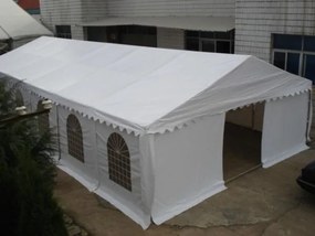 Hawaj Párty stan Ohnivzdorný Premium 6 x 12 m bílá