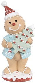 Vianočná dekorácia perníček so stromčekom Gingerbread Man - 11*8*25 cm