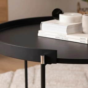 Skladací stôl Mandy Athracite, 2 ks
