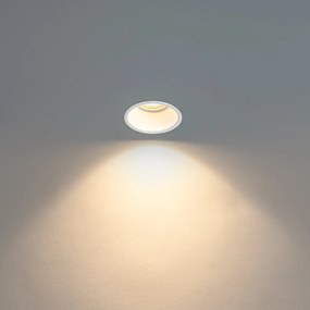 Sada 12 vstavaných bodových svetiel bielych GU10 50 mm IP44 - Dept