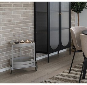Kovový servírovací stolík na kolieskach 40x49,5 cm Beja – House Nordic