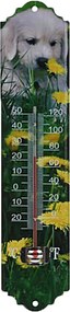 Home Elements Vonkajší teplomer 29,5 cm, psík
