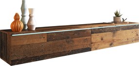XXXLutz NÍZKA KOMODA, starobylý dub, 180/30/33 cm P & B - Online Only drobný nábytok - 002778000505