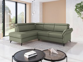 XXXLutz ROHOVÁ SEDAČKA, textil, olivovozelená Sit & More - Sedačky - 00014402583C