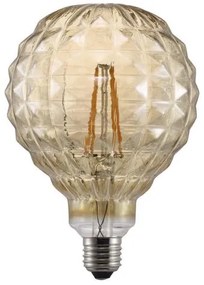 NORDLUX Žiarovka LED AVRA, E27, G130, 2W, 140lm, 2200K, teplá biela, jantárová