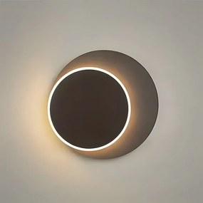 Toolight Toolight, nástenné LED svietidlo 20cm, 10W, 3000K, LHJ082-W, čierna, OSW-60040