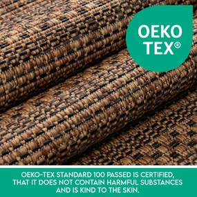 Ayyildiz, Kusový koberec Zagora 4513 Copper – na von aj na doma, 80x150, hnedá, chodba / predsieň