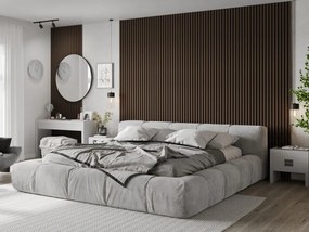 Mexen Lam-F, akustické stenové lamely 275 × 30 cm, plstený podklad 8 mm, technická dyha, orech palisandrový, S105-275307-3015-021