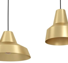 Eglo 390016 - Luster na lanku SAVARNA 3xE27/40W/230V zlatá