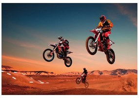Samolepiaca fototapeta motorkári