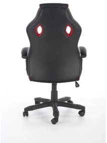 Kancelárska stolička HELO čierna/červená