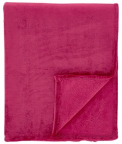 Ružová deka z mikroplyšu 130x170 cm Raschel Velvet – Catherine Lansfield