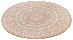 Béžový okrúhly koberec ø 140 cm Valencia - Hanse Home