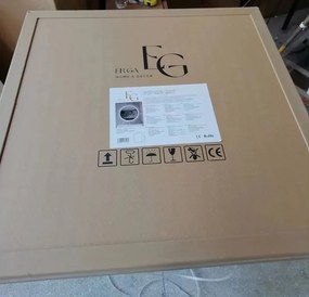 Erga Emma, okrúhle LED zrkadlo 80cm, čierny kovový rám, 1840 lm, 6500K, zadné osvetlenie, ERG-V01-201-8080-BK