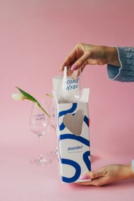 Bella Rose Sklenice na víno Hodně někde + krabička