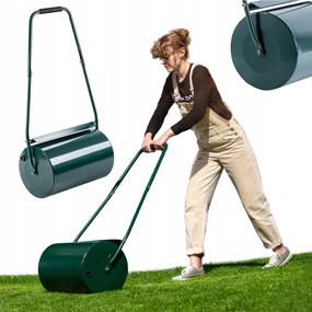 Valec Do Trávnika Záhradný Trávnik 50 cm Kovový Šľahač Zeme 40L