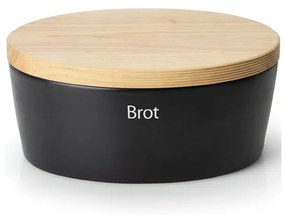 Continenta C3730 - Chlebník 13,5x30 cm čierna/béžová