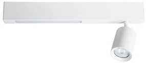 EUlight Stropné svietidlo Magnet, 1x biele kovové tienidlo + 1x LED 5W, w