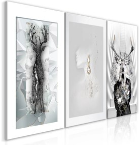 Artgeist Obraz - Beauty of Nature (3 Parts) Veľkosť: 120x60, Verzia: Premium Print