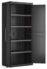 KIS Skriňa DETROIT XL vysoká 89 cm, čierna